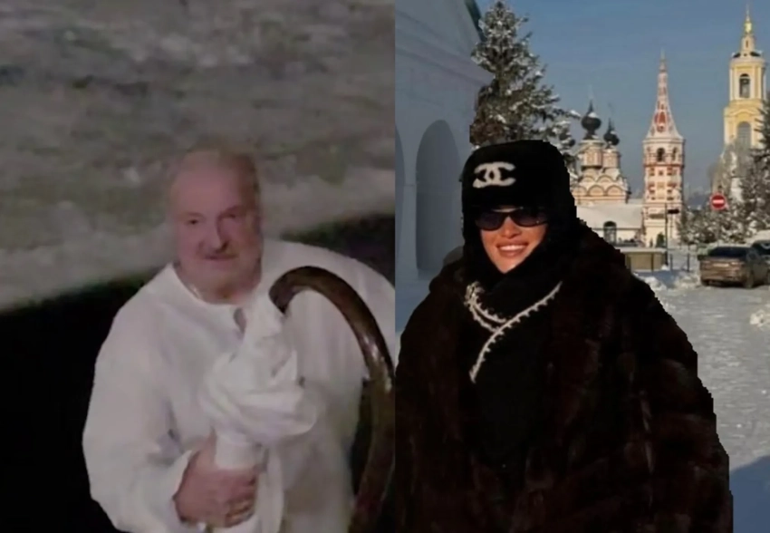 Владимир Путин и Александр Лукашенко окунулись в прорубь, Ксения Бородина гуляет по Суздалю: как знаменитости встретили Крещение