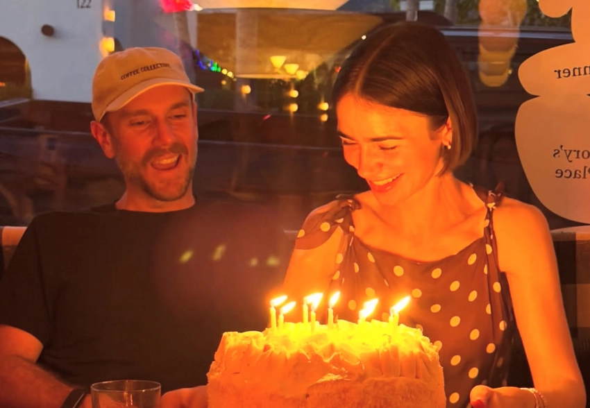 "Самая лучшая жена и мама". Лили Коллинз отпраздновала 37-летие