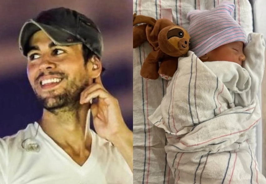 Энрике Иглесиас показал младшего сына от Анны Курниковой